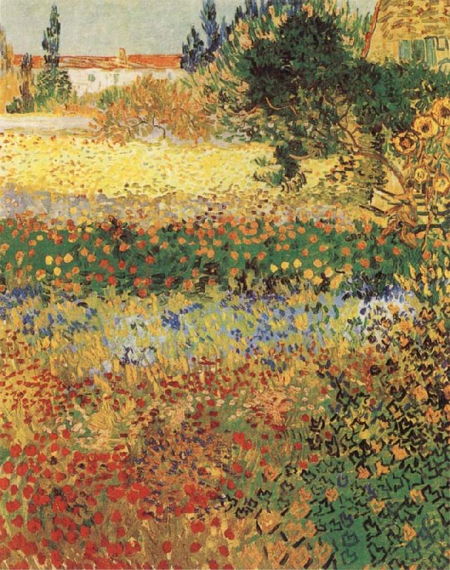 Vincent Van Gogh Garden in Bloom